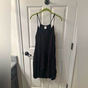 Spaghetti strap black dress